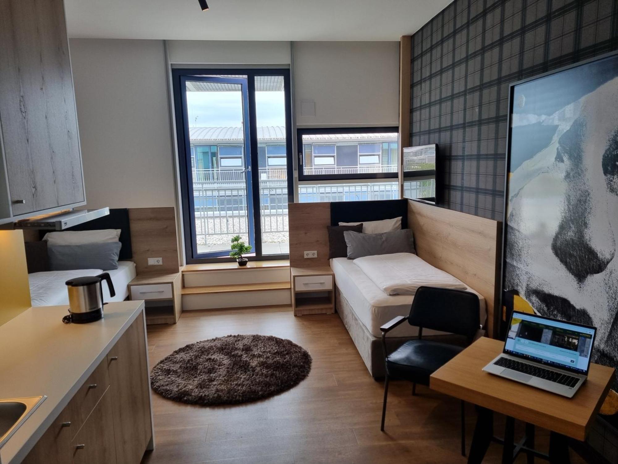 My Minga Airport Serviced Apartments Hallbergmoos Exterior photo